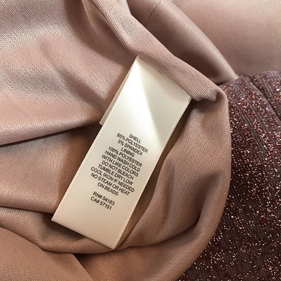 Eliza J Party Cocktail Dress Dusty Pink Size 6 New - Picture 9 of 9